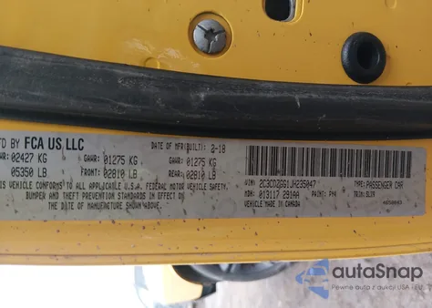 2018 Dodge Challenger Gt Awd from USA, damaged, VIN 2C3CDZGG1JH235047